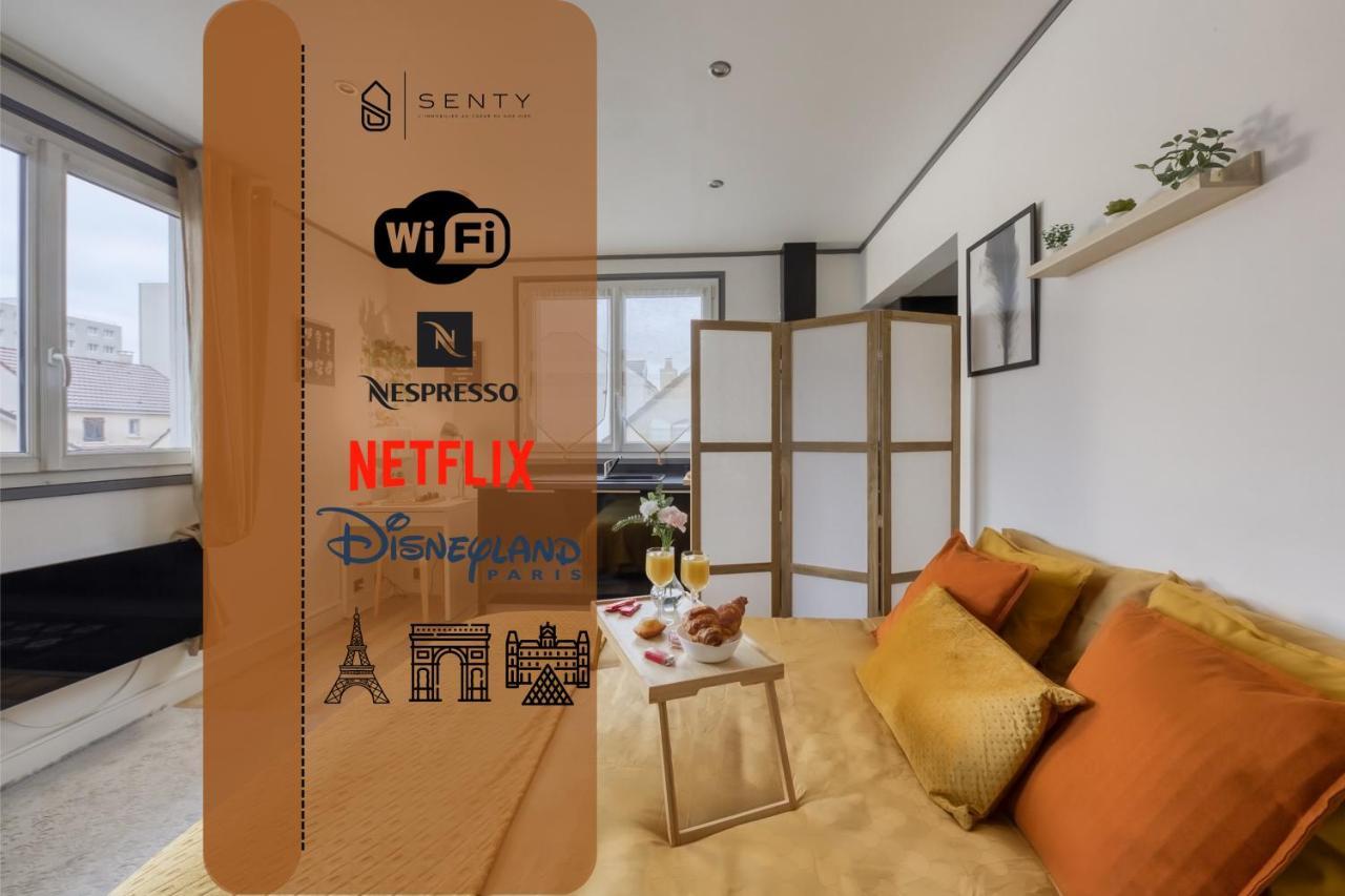 Le Nid Douillet : Paris Proche-Cozy-Netflix Apartment Montmagny Bagian luar foto